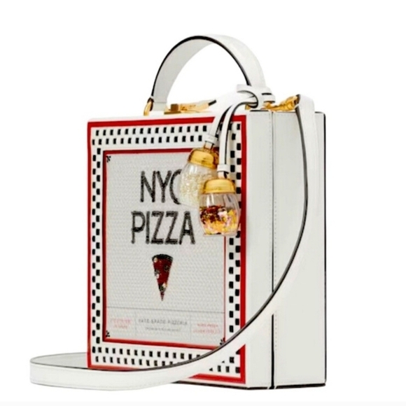 🔹❣️ Host Pick 🔹❣️ 🔆🍕 Kate Spade Sliced 3D Pizza Box Crossbody Bag 🔆🍕 (NIP) - Picture 2 of 7